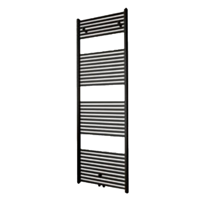 Dolphin | Lisa | Handdoekradiator | Met middenonder aansluiting (MM) | Matzwart | 672Watt | (75/65/20) – 1503x500mm