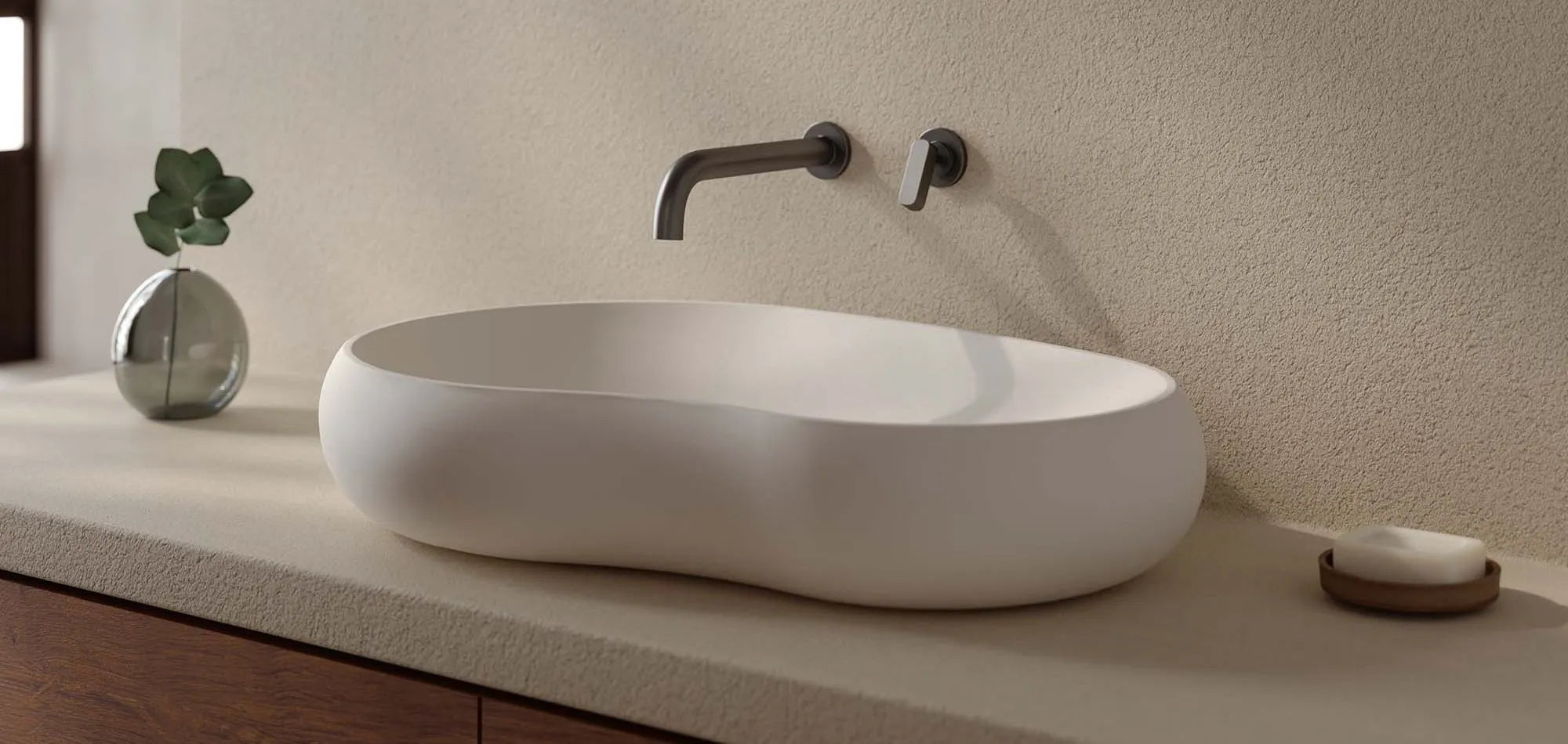 iDEAVIT SolidSeed waskom 62x42x11cm