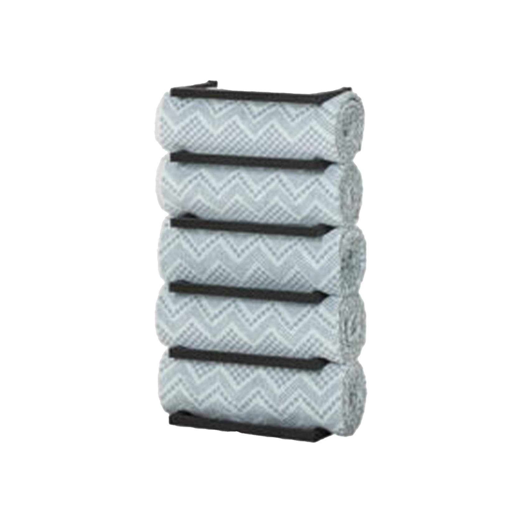 Sealskin | Carre | Handdoekrek | Wandstapel | 48x24x12cm | Matzwart