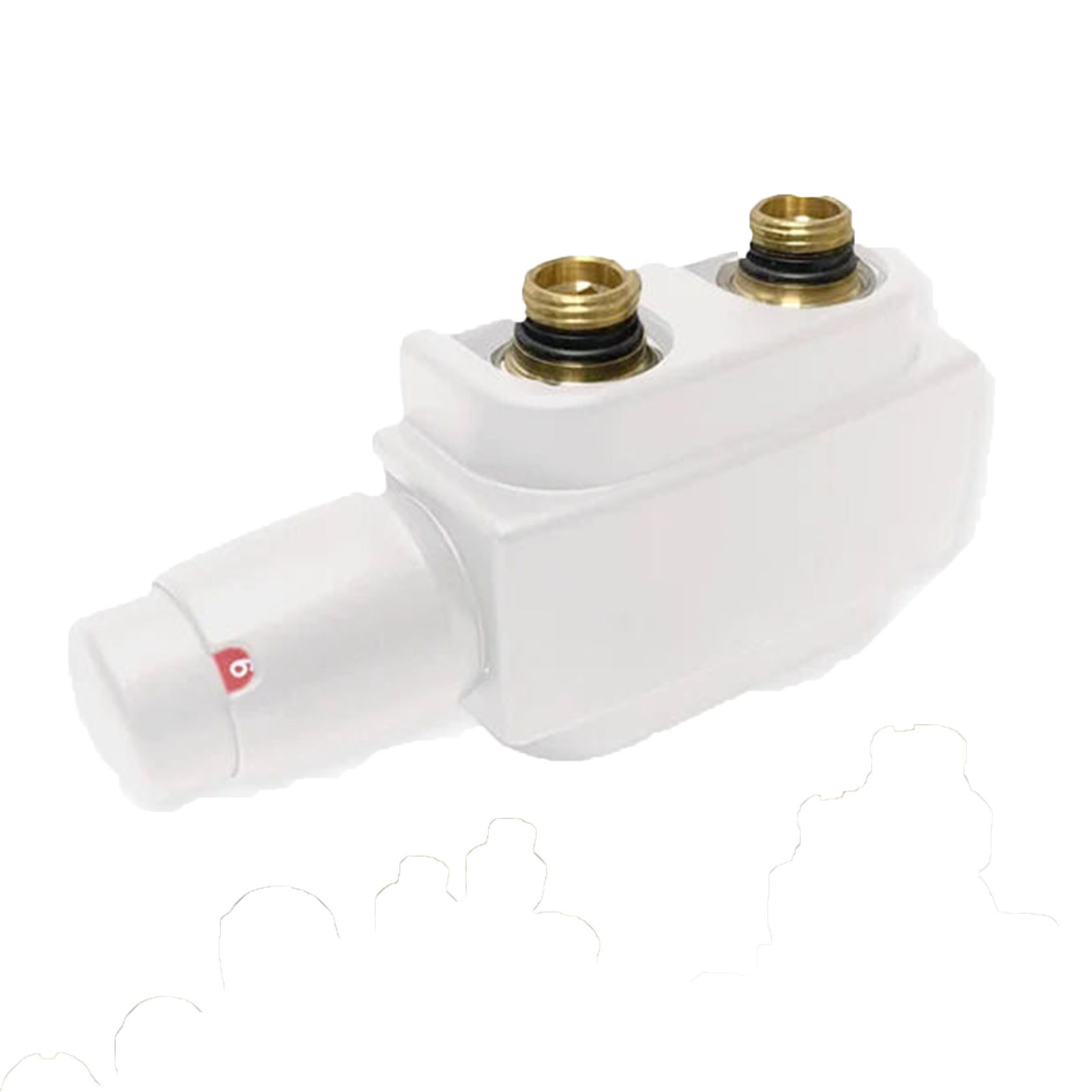 DRL | Freestyle | 50mm | Onderblok kit | Wit | Draaibaar | Haaks/recht | 15mm + 16x2mm