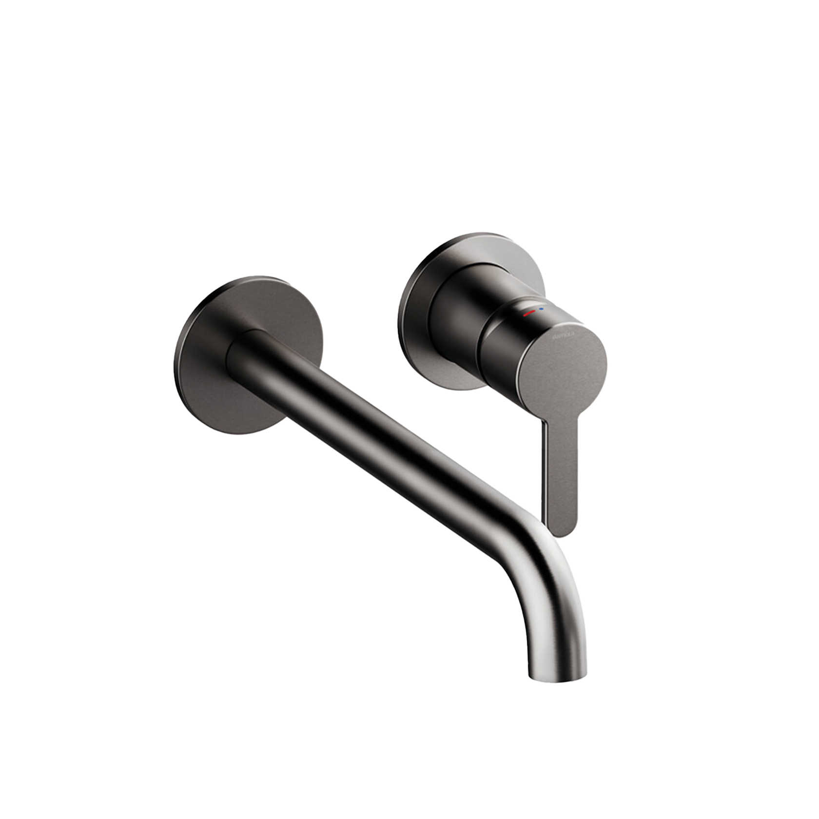 Damixa | Inbouw Silhouet | Afbouwset | Wandmengkraan | 250mm | Grafietgrijs PVD