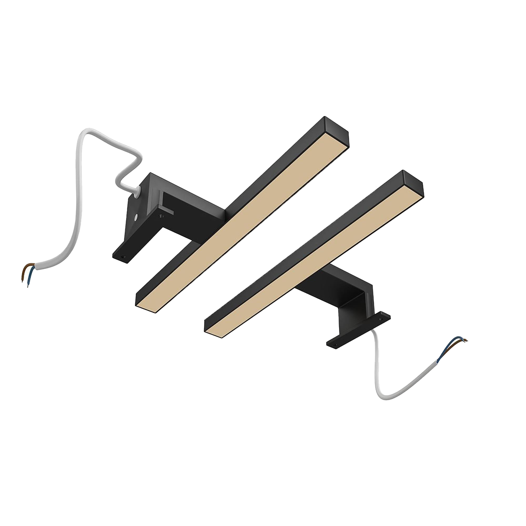 INK | 007 | Opbouwverlichting | 30x4x4cm | LED | TBV Spiegel of Spiegelkast Matzwart