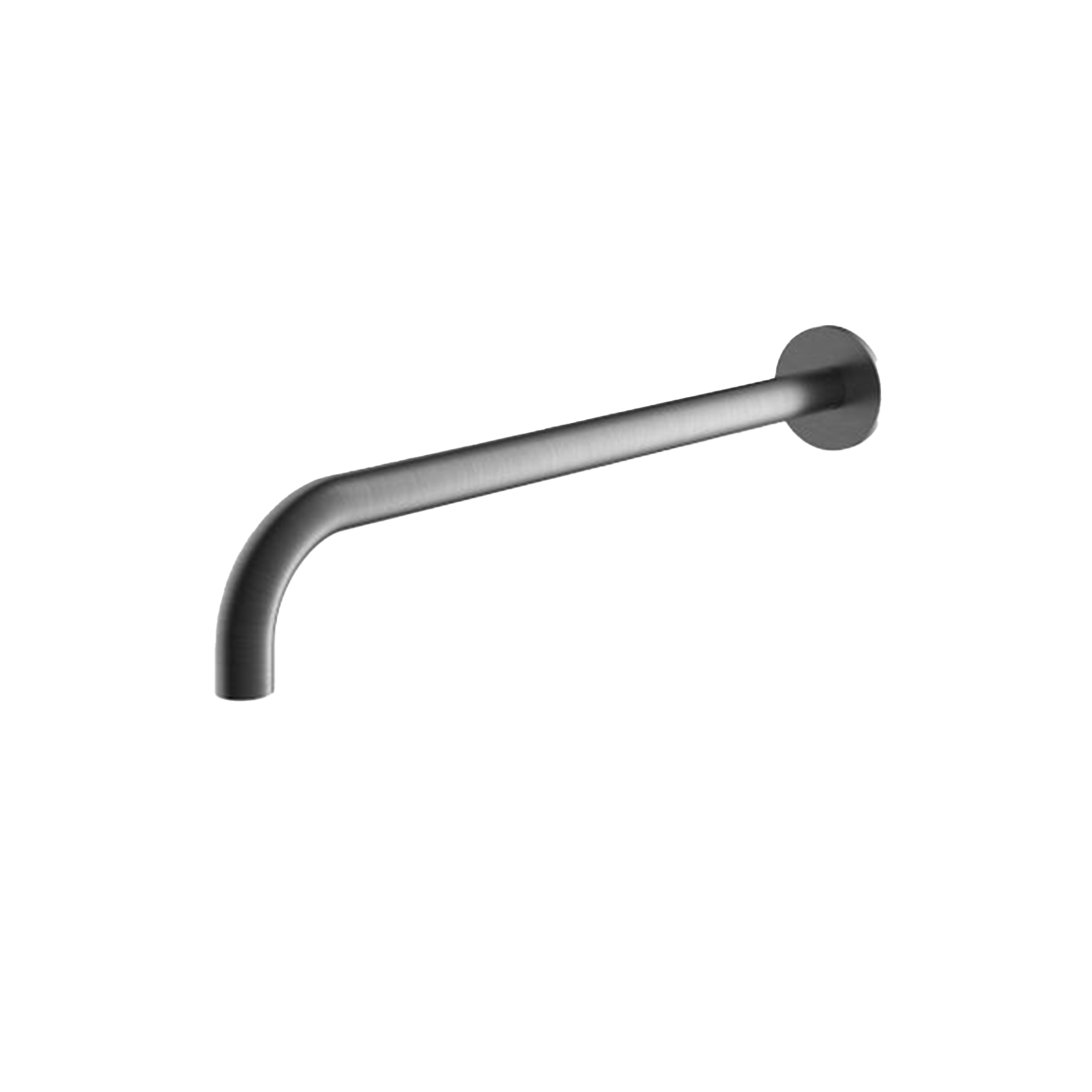 Hotbath | Archie | Wandarm | 40cm | Geborsteld Gun metal PVD