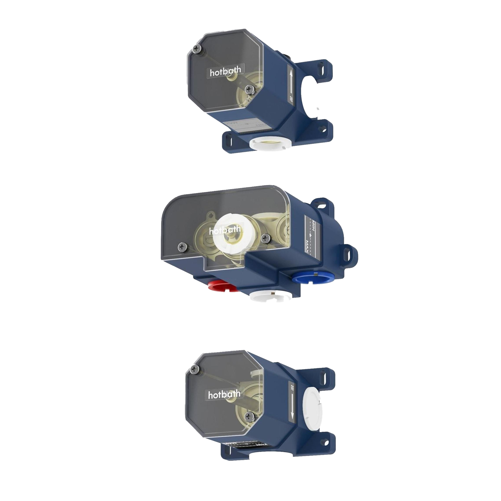 Hotbath | Cobber | Inbouwthermostaat | Met 2 stopkranen | Zwart chroom