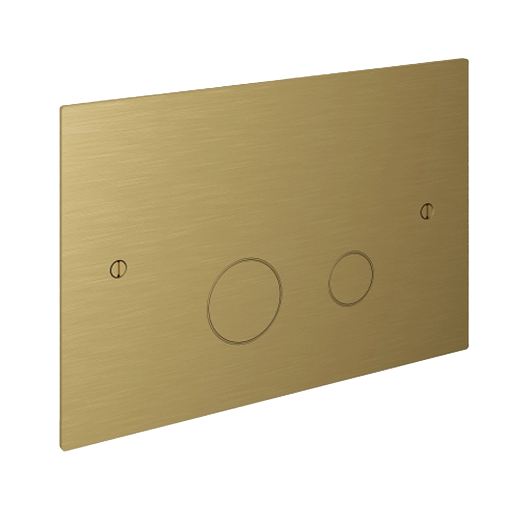 Hotbath | Cobber | Bedieningspaneel | Geschikt voor Geberit UP320 | Geborsteld Messing PVD