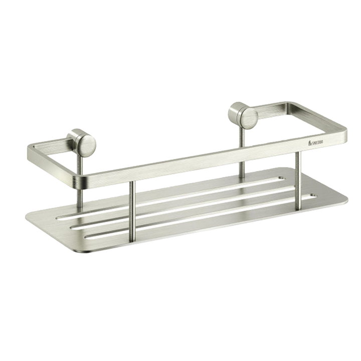 Smedbo Sideline douchekorf 25×10,3 cm met bodemplaat geborsteld nikkel