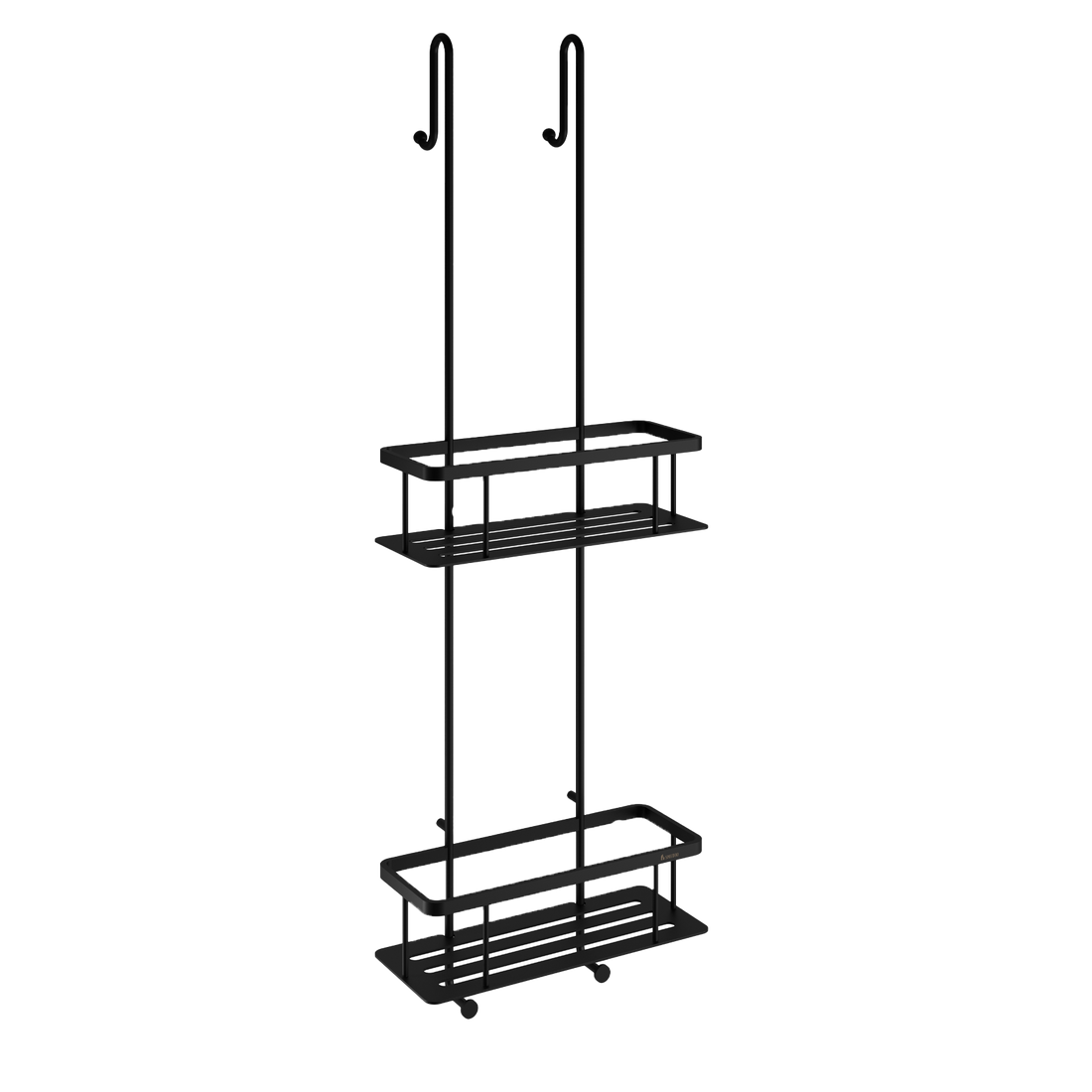 Smedbo | Sideline | korf dubbel | 76,5 x 25 x 10,3 cm | mat zwart