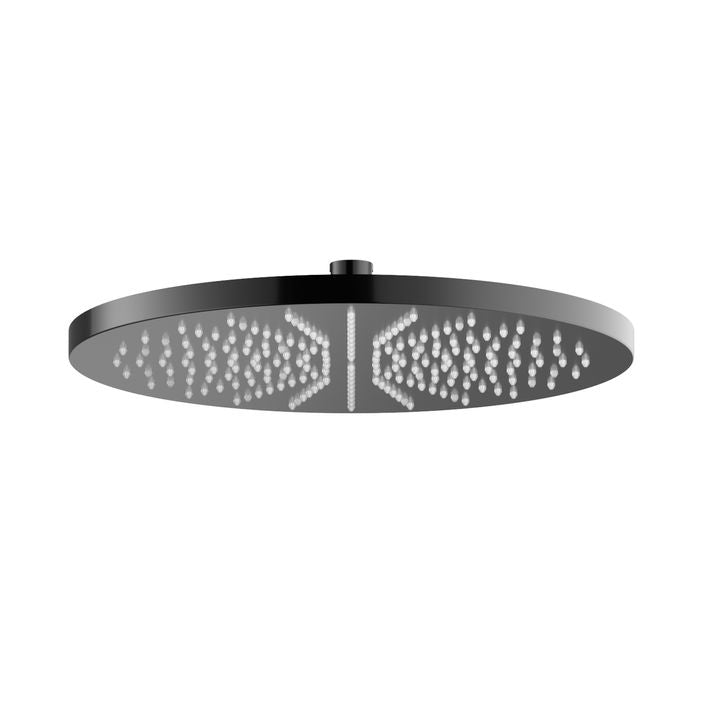Hotbath M106 hoofddouche 30cm - gepolijst zwart pvd