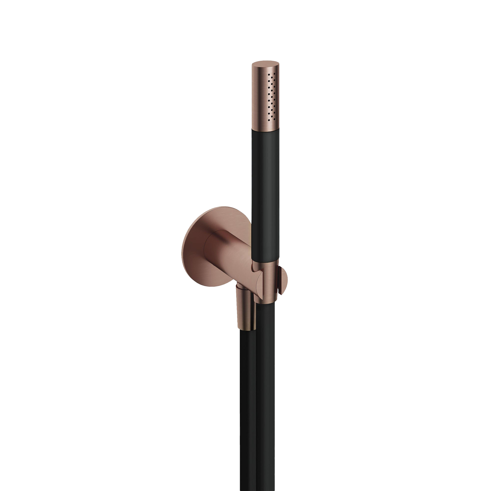 Hotbath | Cobber | M440 | Staafhanddouche met wandsteun en uitlaat | Met doucheslang 150cm | Koper Geborsteld