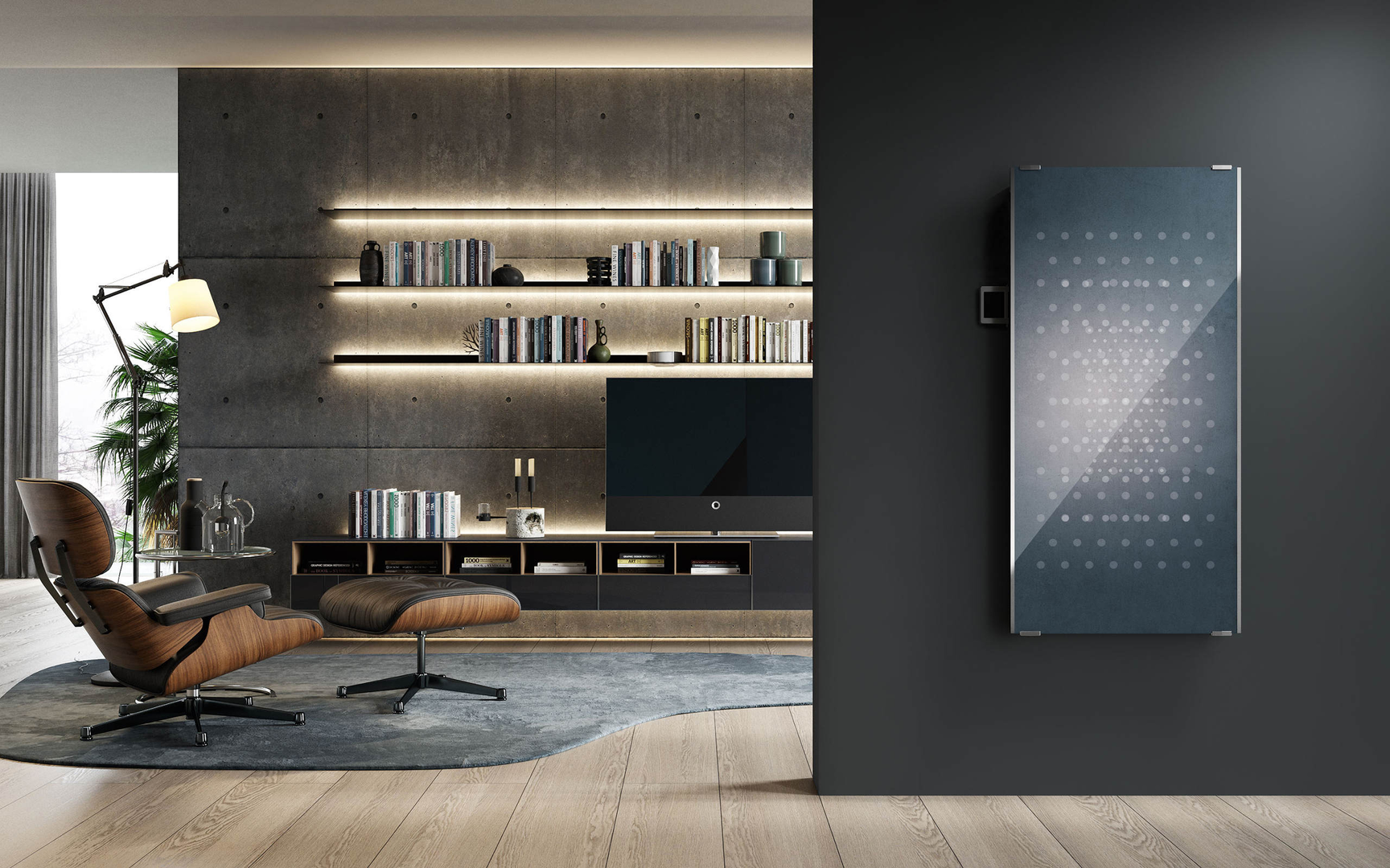 Novellini | Sole | Designradiator | 60x150cm | Elektrisch | Met afstandsbediening | 1200watt