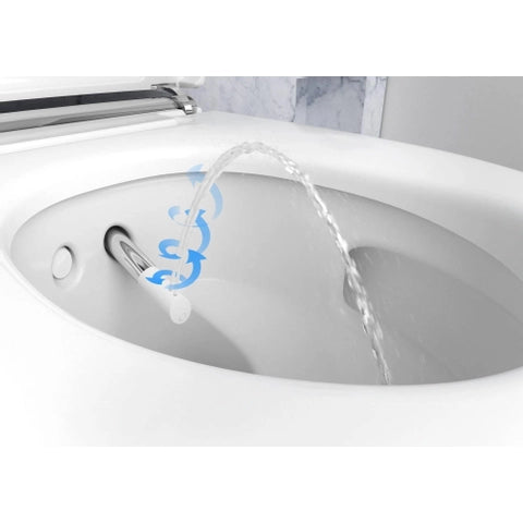 Geberit | AquaClean | Mera | Comfort | Douche-WC |&nbsp; Met geurafzuiging en warme luchtdroging | Met ladydouche en Softclosezitting | Glanswit