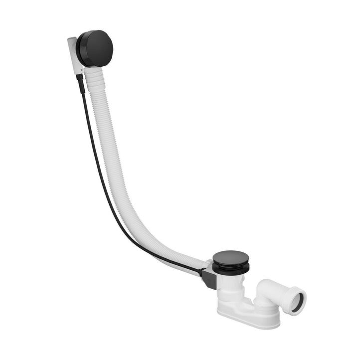 Hotbath Cobber Badoverloop - verlengd - Gepolijst Zwart PVD