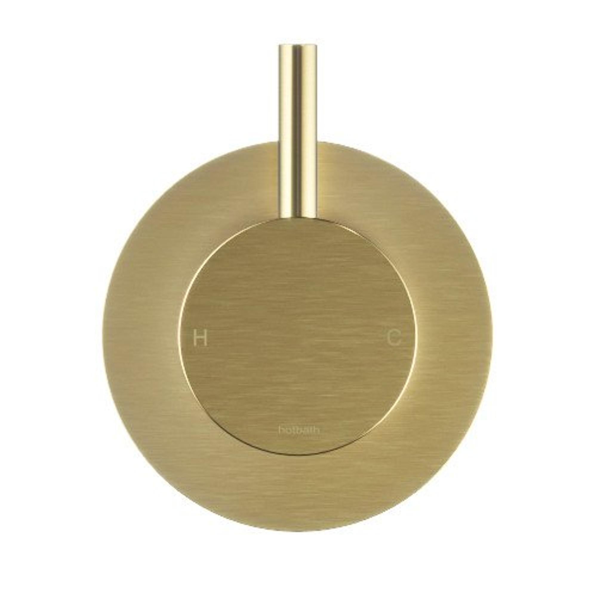 Hotbath | Mate | Hoofddouche 20cm | Rond | Geborsteld Messing PVD