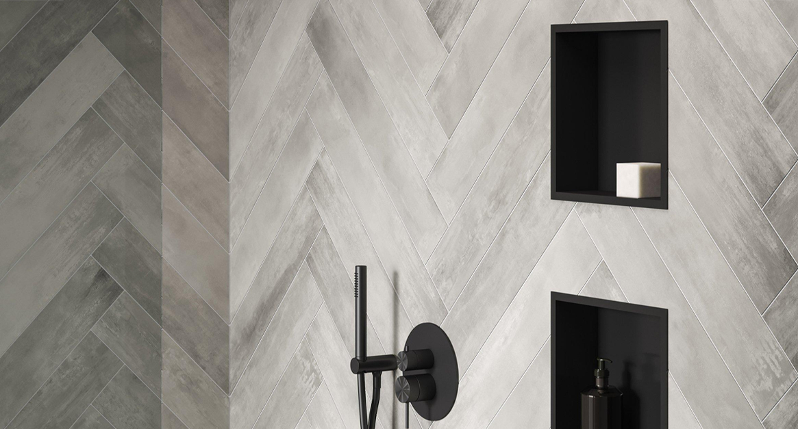 LoooX | Box | Nis | 30x30x7cm | Inbouw met flens | Matzwart