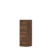 INK Badkamerkast – 35x37x106cm – 1 deur – links en rechtsdraaiend – greeploos – houten keerlijst – MFC Noten