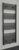 Dolphin designradiator midden aansluiting recht 160×60 cm mat zwart